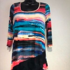 Cable Gauge tunic dress asymmetrical small EUC